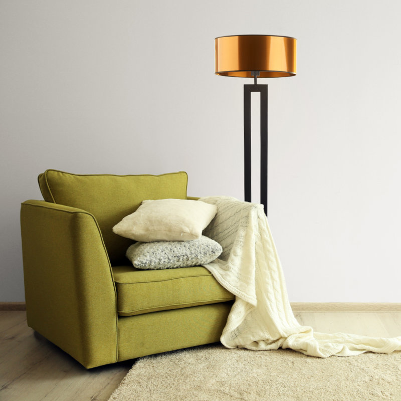 Umstead 162cm Traditional Floor Lamp, Copper