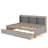 Bed With Side Bookcase And Drawers-144395723-144395726