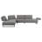 Harnal Taupe L-Shape Sectional With Adjustable Back