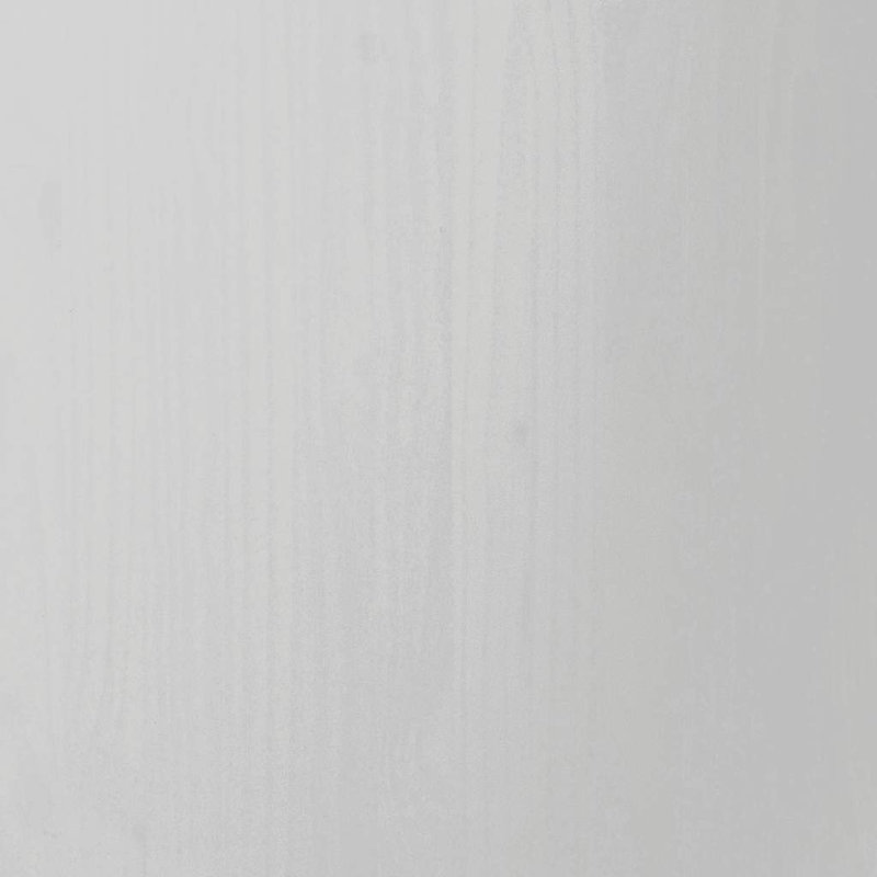 Commode à 4 tiroirs avec roulettes en pin massif Jennasis vidaXL, 13,4 po x 15,4 po x 25,8 po, Blanc