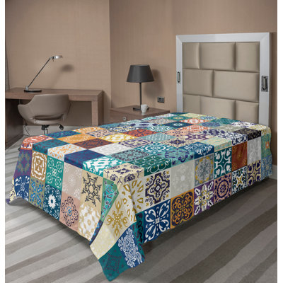 Ambesonne Top Flat Sheet Royal