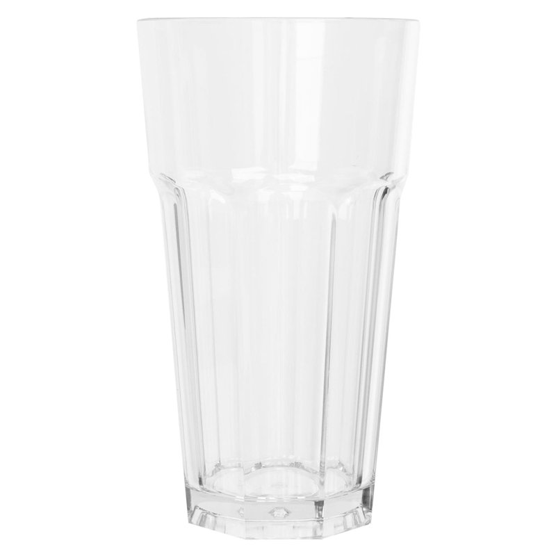 Argon Tableware 580ml Reusable Plastic Highball Glasses - Set of 12