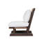 Fauteuil d'extérieur teinté brun Akemi FSC