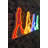 Flexible Waterproof LED Neon Strip Lights, 1.1 x 2.4 x 0.1 ft, 12V DC, IP67 Rated, PVC Foam Template, Built-in Wall Hanging System | 33.6W, Perfect for Home Decor, Parties, and Outdoor Use, Easy Installation