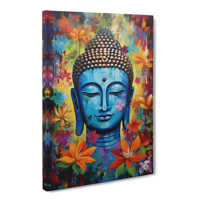 Buddha Expressionism - No Frame Print, 60cm H x 40cm W x 3cm D
