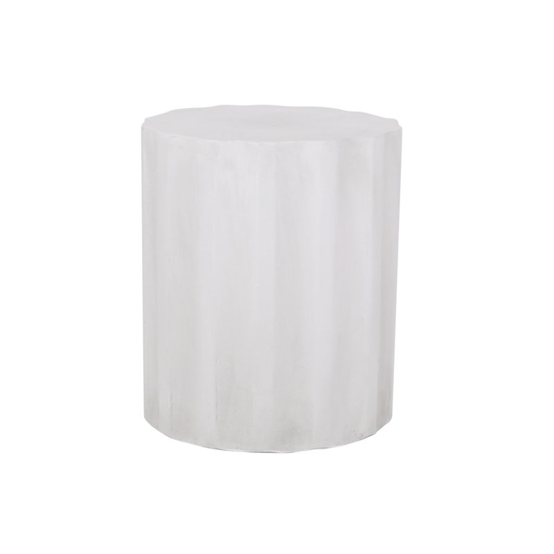 Outdoor Lightweight Concrete Side Table
