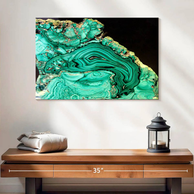 Malachite Alvord, H 16 po x l 24 po