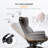 Faux Leather Massage Chair with Ottoman-465345595
