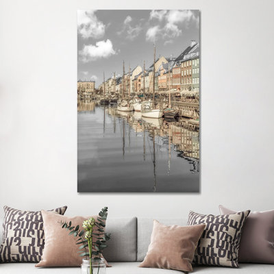 Impression vintage de Copenhague - impression d'art mural