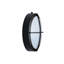 Bulkhead 11 "Round Cage - Noir texturé avec acrylique blanc