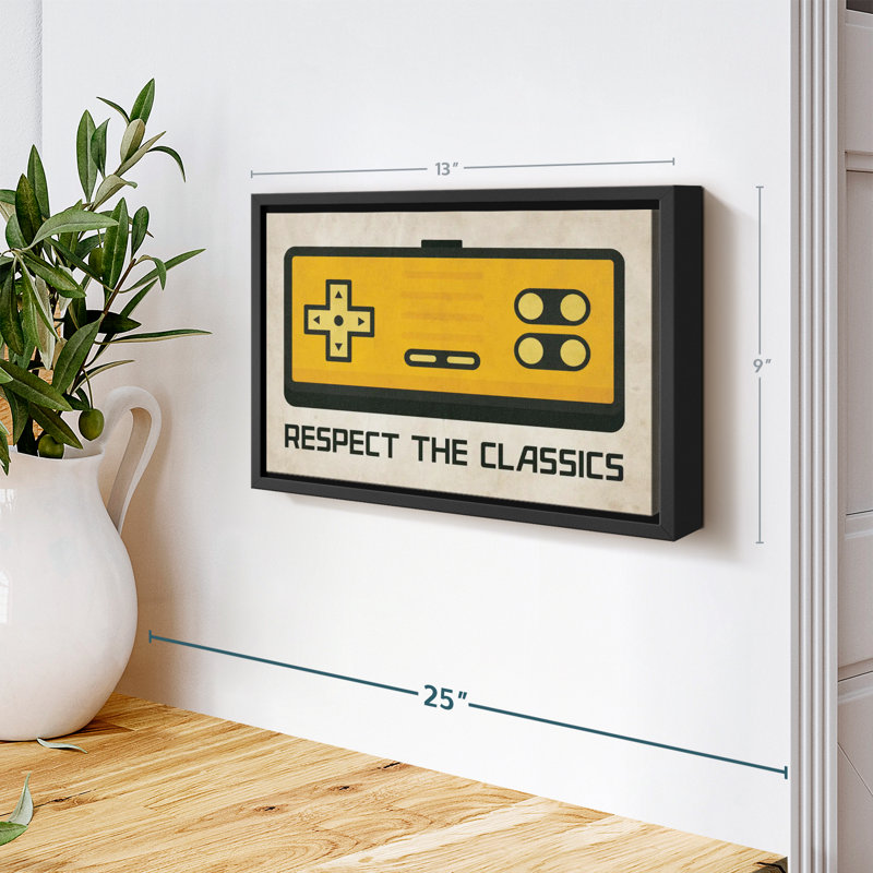 Respect The Classics Canvas Print, 9" H x 13" W