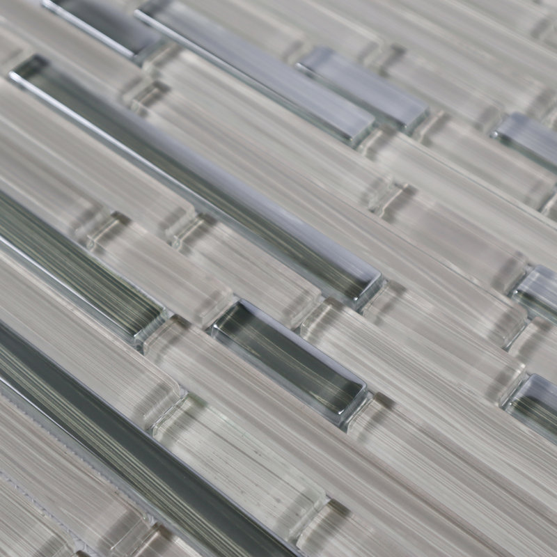 Carreau de mosaïque linéaire en verre Talence