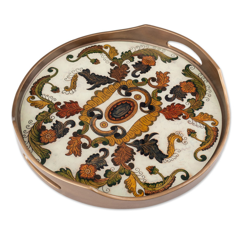 Glass Decorative Tray
