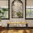 benches with Rattan seat and wooden legs-1500936206