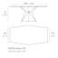 Vertex Plastic/Resin Dining Table