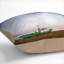 Grounded Fishing Boat at Dusk Cushion with Filling-56872198-56872199