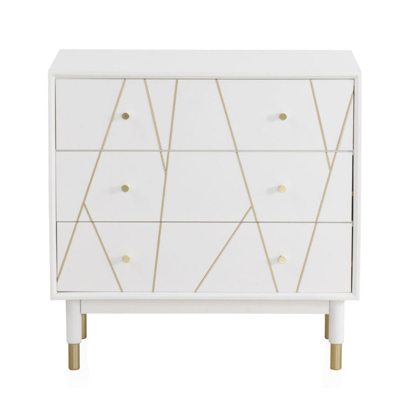 Harldson 40cm W 3 - Drawer Chest of Drawers