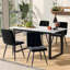 Metal Base Dining Table