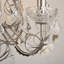 Lustre en cristal de luxe style bougie à 8 lumières Ree