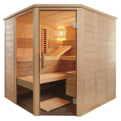 Union Rustic Taradale Traditional Steam Sauna in Spruce