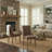 Upholstered Dining Chair, Modern Parsons Kitchen Chair, High Back Side Chair with Solid Wood Legs-1560901285