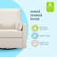 Ethan Swivel Recliner in Performance Fabric-234678069
