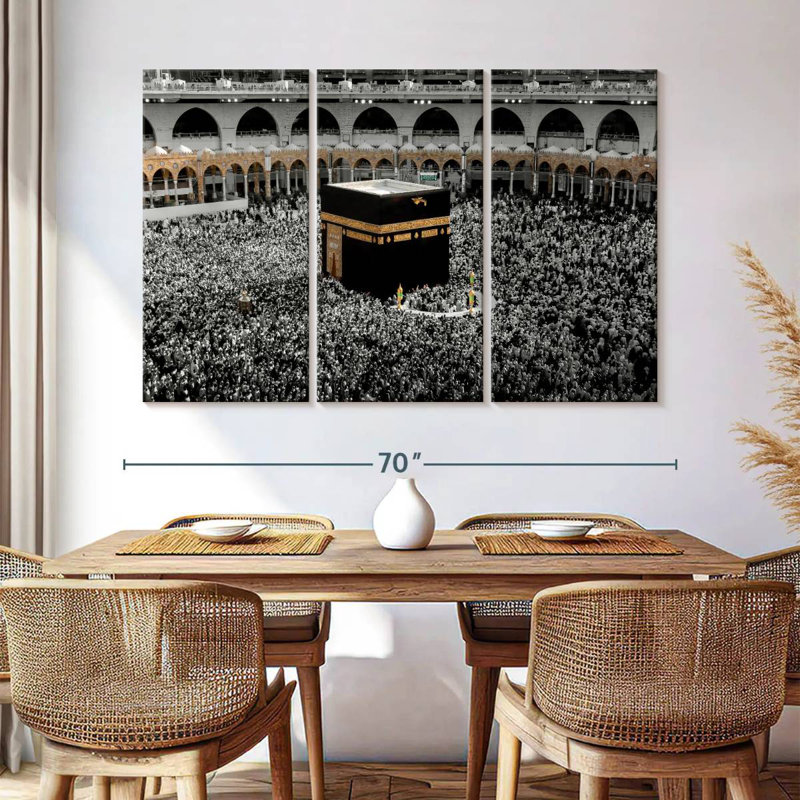 Adella Pop Haram Mosque, 24" H x 38" W