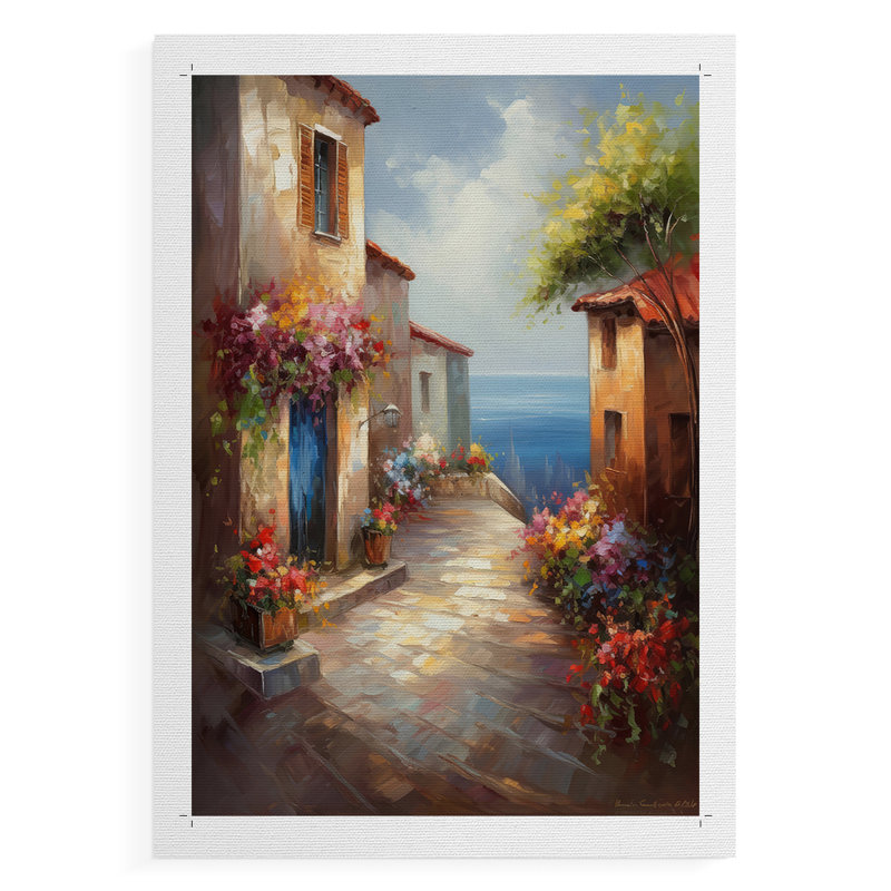 Paysages série CCLxxix - impression sur toile seulement - non encadrée, H 18 po x l 12 po