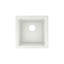 Évier de bar à double fixation l 16 po x l 16 po Quartz Luxe-18959058