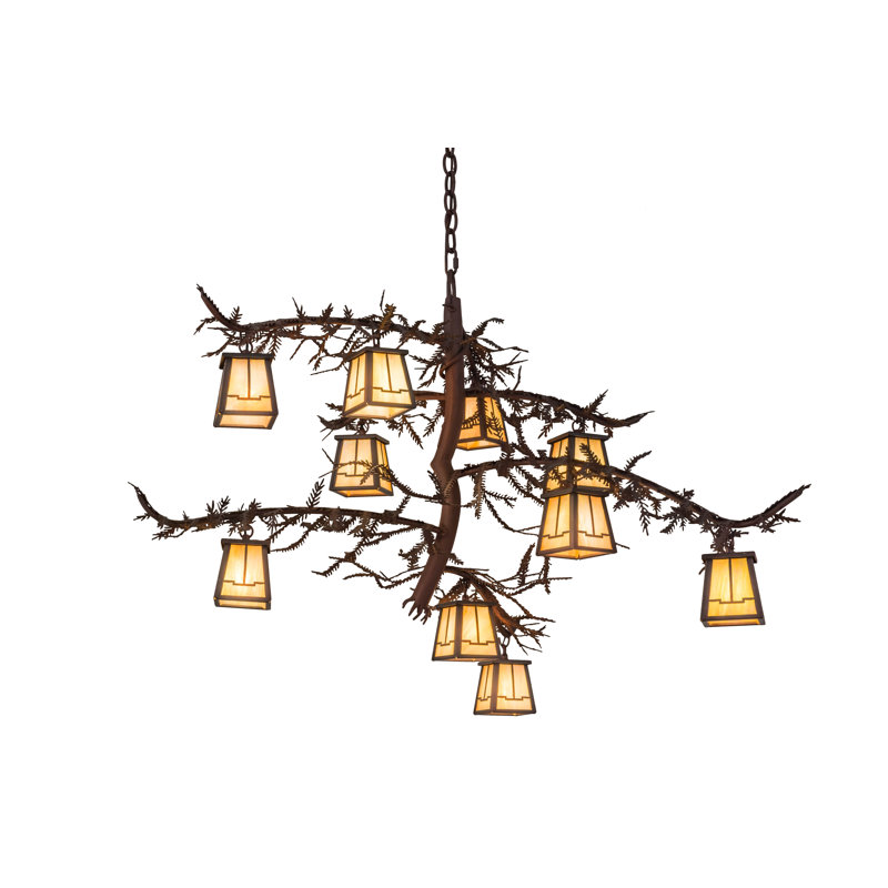 Lustre 10 lumières uniques Roldao