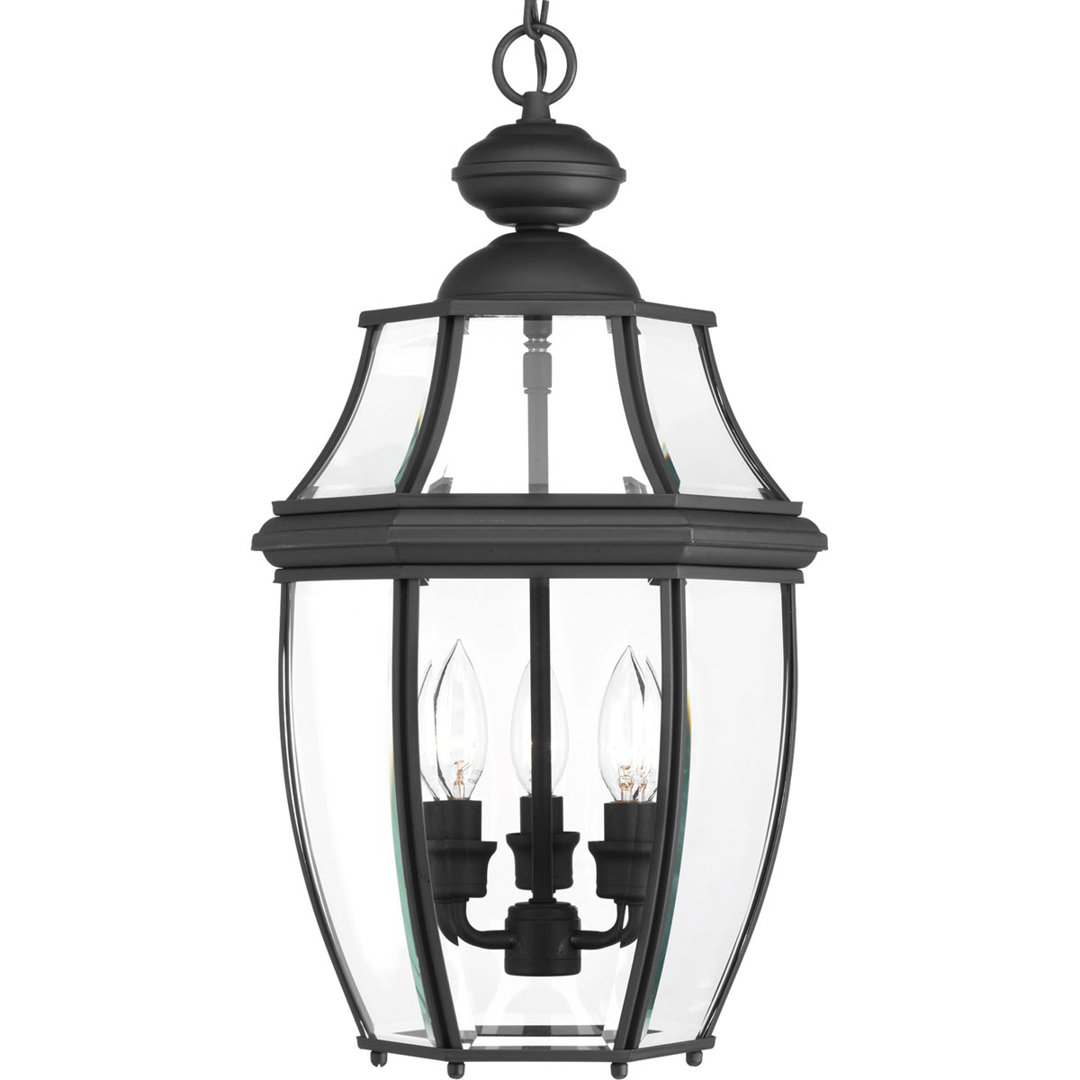 Gula 3 -Bulb 19.75" H Outdoor Hanging Lantern Charlton Home® Fixture 