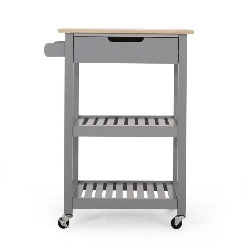 Kitchen Cart(No Include Stool), Gray