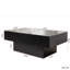 Table basse avec plateau coulissant