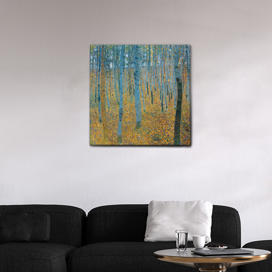 Wandbild Beech Forest von Gustav Klimt