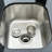 Sink And Fridge Combo For Outdoor Kitchen, 70L Refrigerator And Sink With Pull-Down Faucet, Brushed SS And Black Granite Countertops, All-In-One BBQ Island Cleaning Station (Silver)