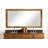 Kristo Wood Flat Mirror-225871673