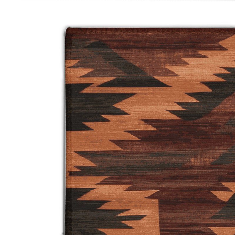 Tapis d'intérieur et d'extérieur noir Persian, Rectangulaire 2 pi x 3 pi