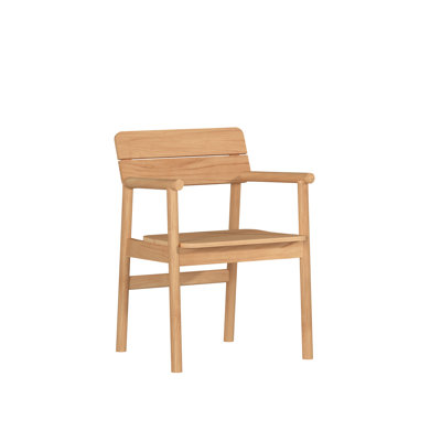 Riva Wood Outdoor Dining Armchair