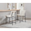 Tabouret de comptoir en faux cuir H 25 po Mutsuo-2062370602