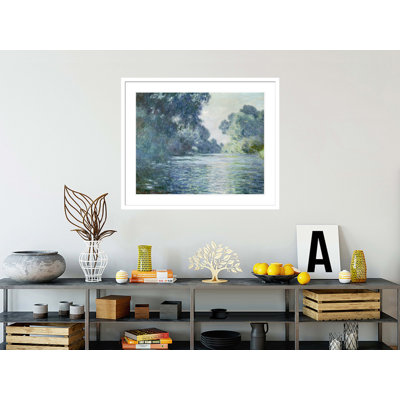 Branche de la seine près de Giverny par Claude Monet, impression giclée encadrée