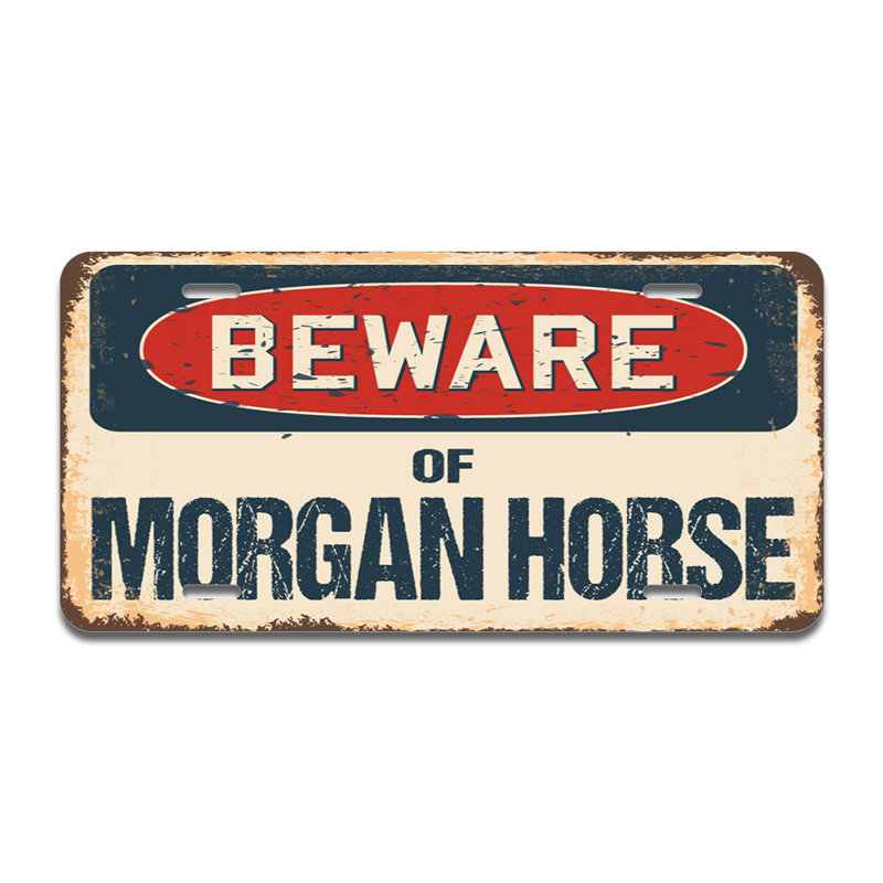 Cadre en aluminium Beware of Morgan Horse