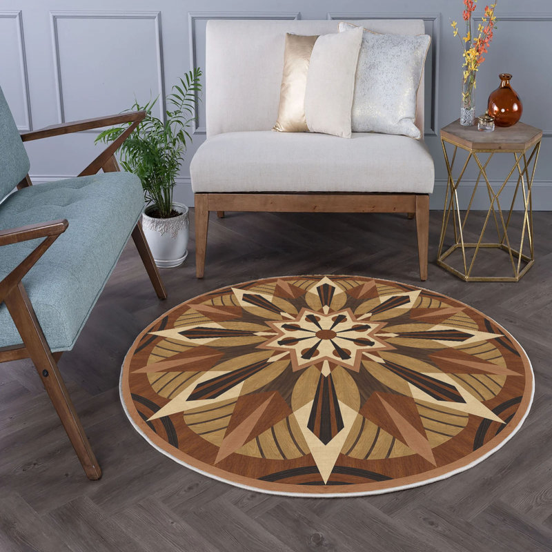 Round Noemi Area Rug, Round 150cm
