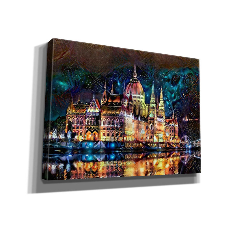 Reproduction d'art mural sur toile, "The Peace and Night" par Peter Gavidia, H 40 po x l 54 po x P 1,5 po