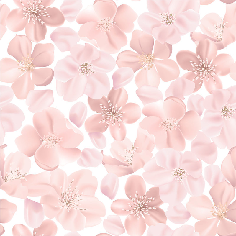 Floral Tile, 2.08' W x 10.42' L