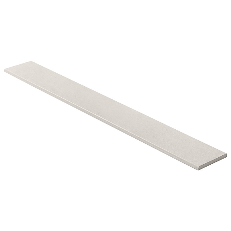 Fordham 3x24 Matte Porcelain Floor and Wall Bullnose Tile, White