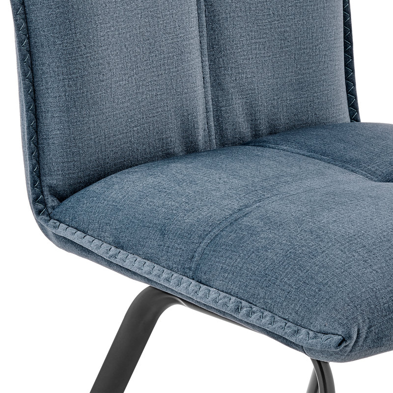 Ensemble repas 6 personnes Roosa, Gris anthracite, Bleu, 5 pièces