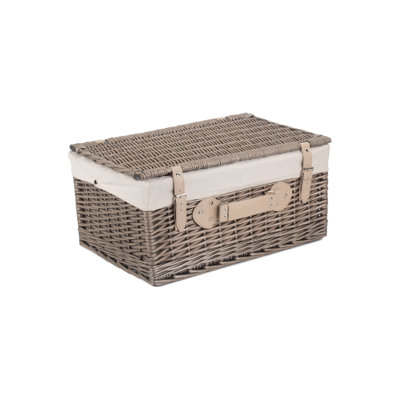 Wicker Basket with Lining