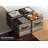 11" Foldable Fabric Storage Cube Bins with Handles, 1 Piece, Wood Brown-115750725