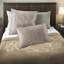 Ensemble d'édredon luxueux en chenille, polyester, très grand taupe moderne