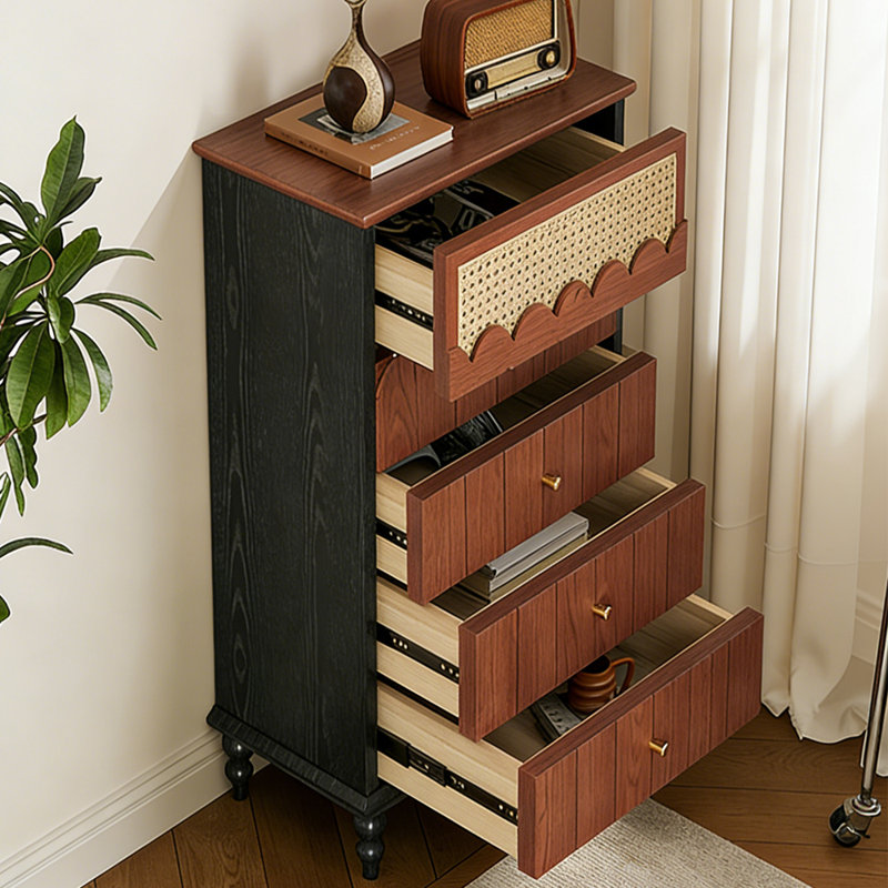 Commode d'appoint style rétro américain